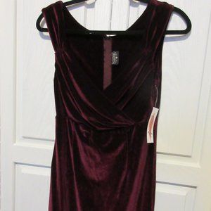 Modcloth Rock Steady Vintage inspired Velvet Large NWT Dress